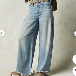 We the Free Old West Slouchy high rise wide leg jeans 27